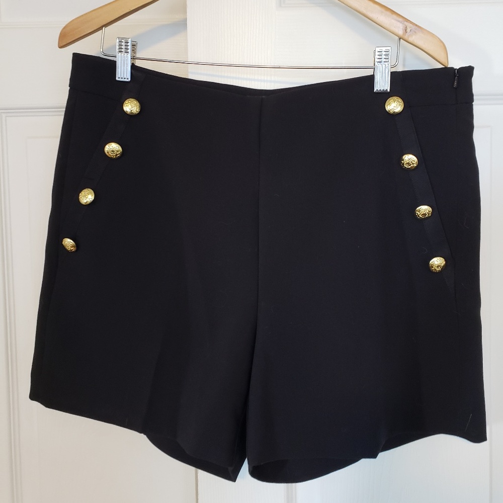 Black Sailor Shorts- size 24